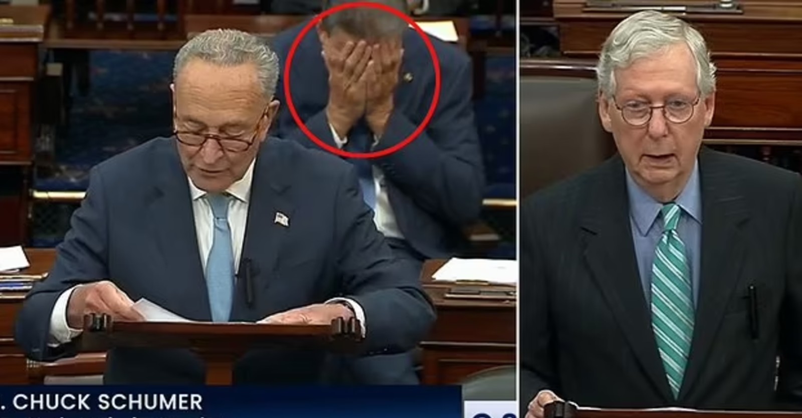 McConnell Returns To Senate, Casts Tie-Breaking Vote Senate