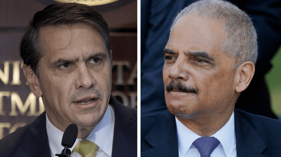 Holder blasts Blanche over planned GOP convention speech: ‘Disgraceful’ Todd Blanche Eric holder 0909