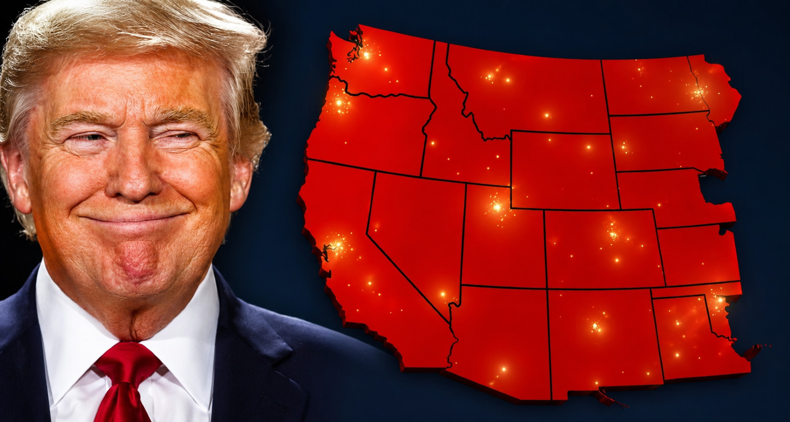 Republican In Oregon Polling Ahead of Dem Incumbent Trump Map