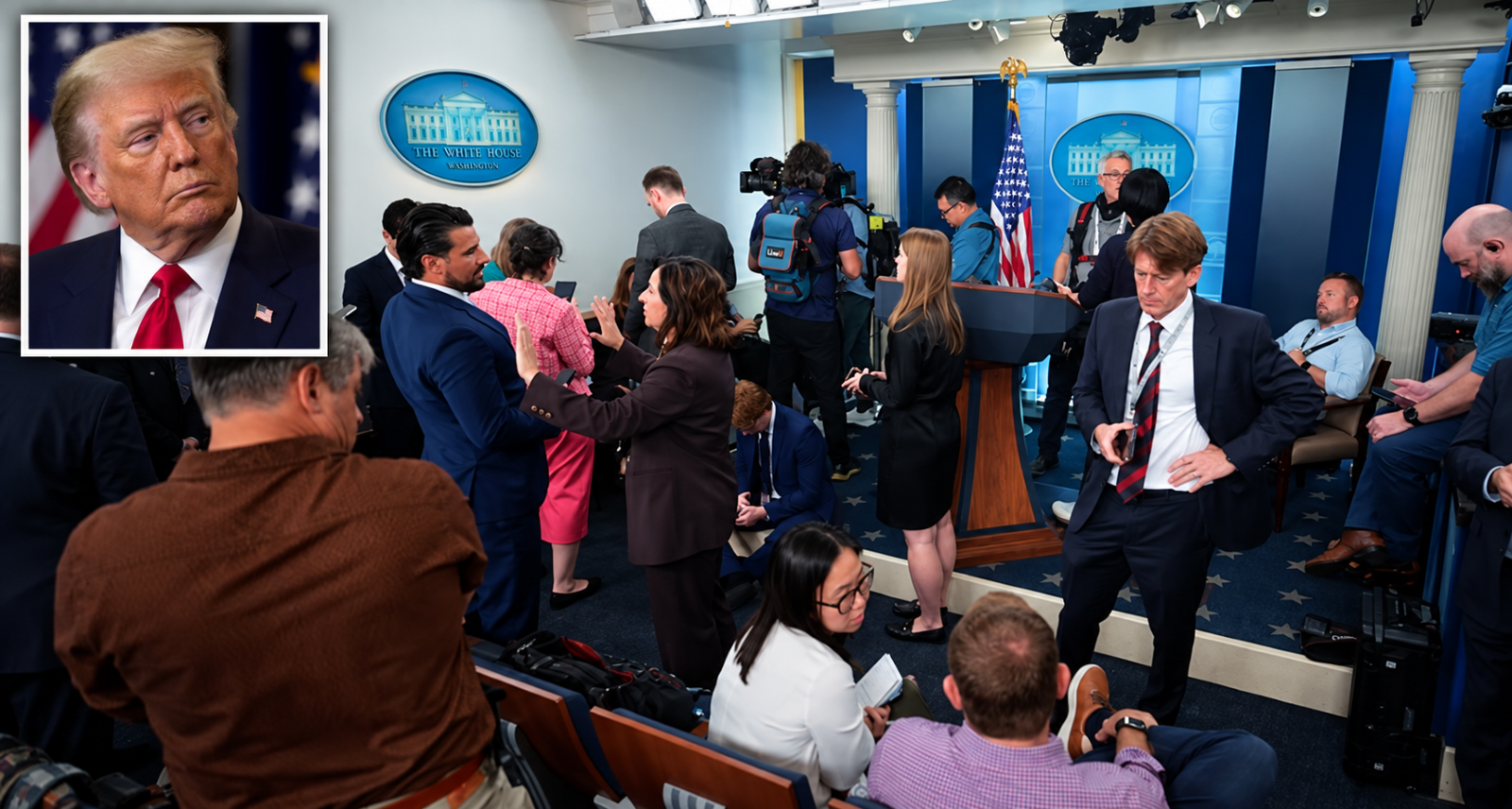Republicans Voice Support For Trump’s White House Media Ban Trump Reporters