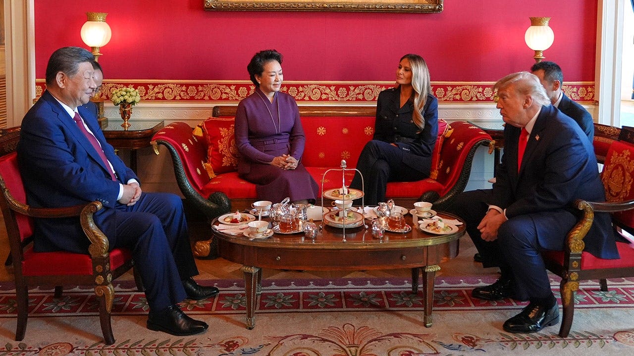 Xi praises US state visit 'perfection' as Trump calls meetings 'very productive' Trump Xi tea