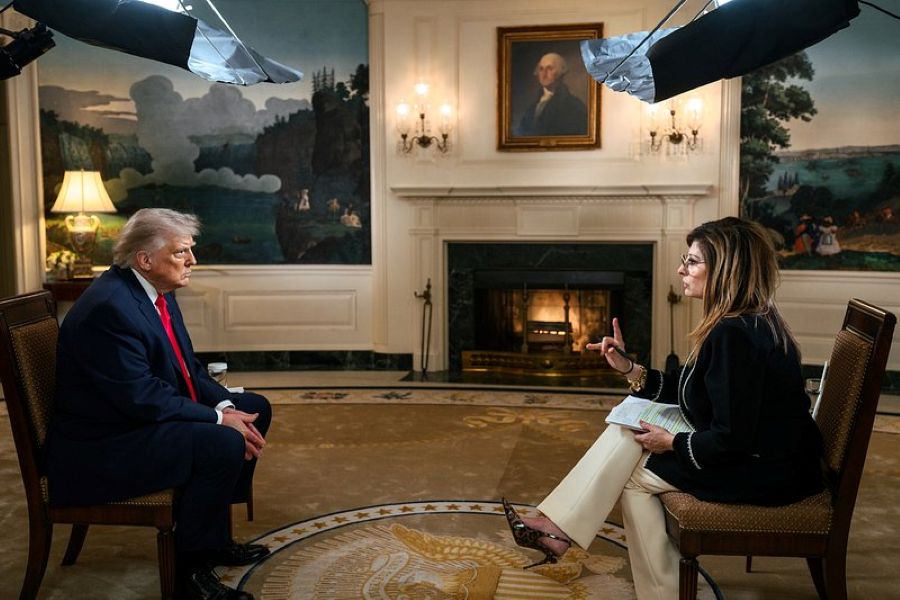 Trump Breaks Silence On Maria Bartiromo’s Reported Firing, Rips Fox News Trump and Maria Bartiromo 1