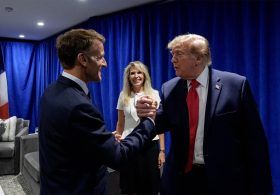 Trump meets with Macron in New York ahead of United Nations General Assembly 