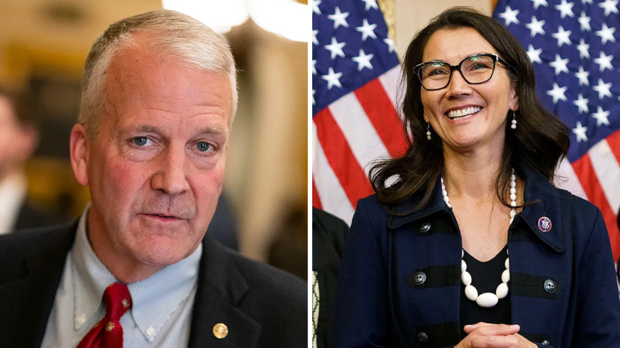Sullivan, Peltola face off in fish-focused debate Two image split