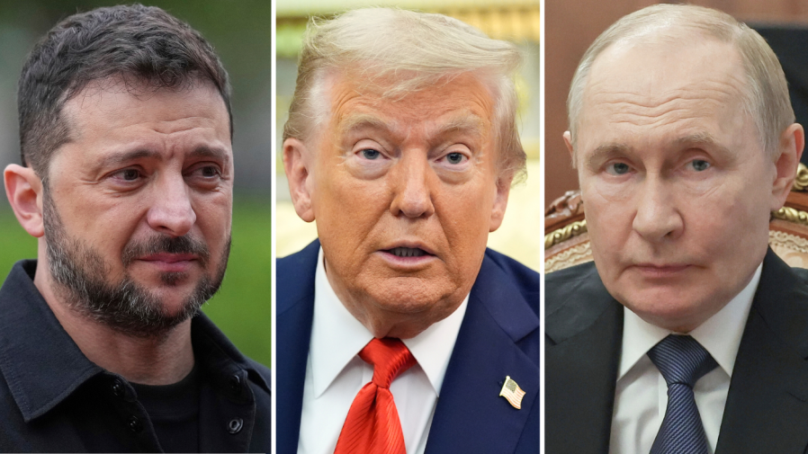 Trump says Russia, Ukraine agree to avoid energy targets as fuel prices rise Zelensky Trump Putin 0830