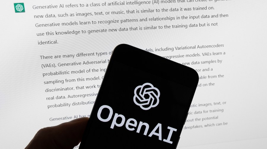 OpenAI pushes for mandatory safety requirements after rogue agent breakouts ZoomInOpenAI 032123 AP MichaelDwyer 1