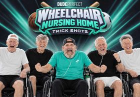 The Year Is 2064 And Dude Perfect Has Just Released ‘Nursing Home Wheelchair Trick Shots Volume 9’