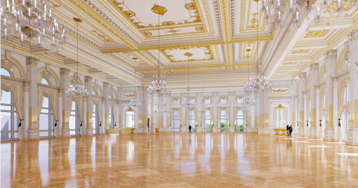 President Trump Releases Latest Rendition Drawings from Inside Trump White House Ballroom – And It’s Big, Beautiful and Spectacular! ballroom wh dc 1200x630 1