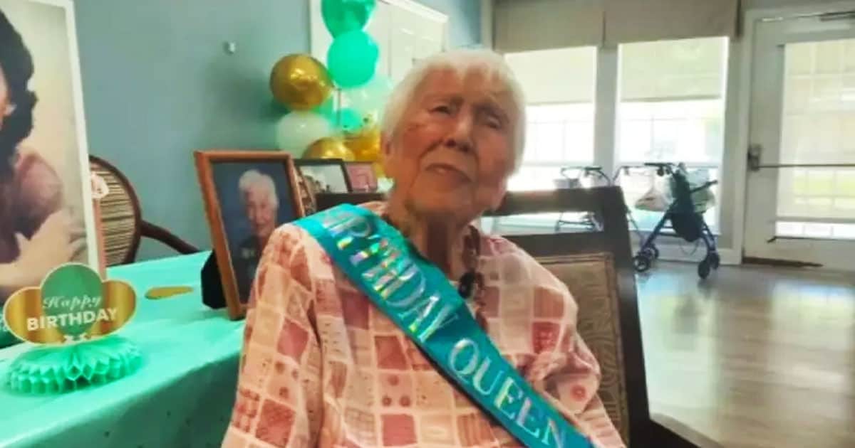 Texas Woman Celebrates 105th Birthday, Credits ‘the Good Lord’ for Her Long Life blynda vidock 105 year old texas woman