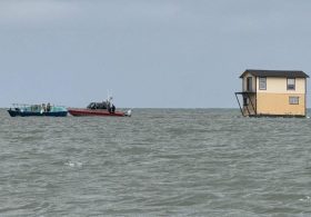 Boater freaks out locals by tugging entire house across San Pablo Bay