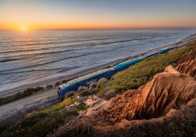 Metrolink Pacific Surfliner railroad in San Clemente closes as intense weather crashes coast