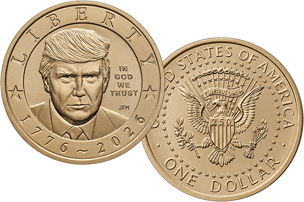 Morning Greatness: The U.S. Mint Is Now Selling $1 Trump Coins donald trump coin collage 600x400 1