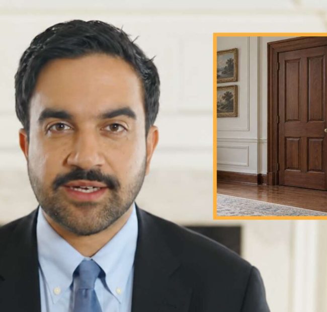 Mamdani Announces New Plan To Fight Antisemitism By Locking His Wife In A Closet