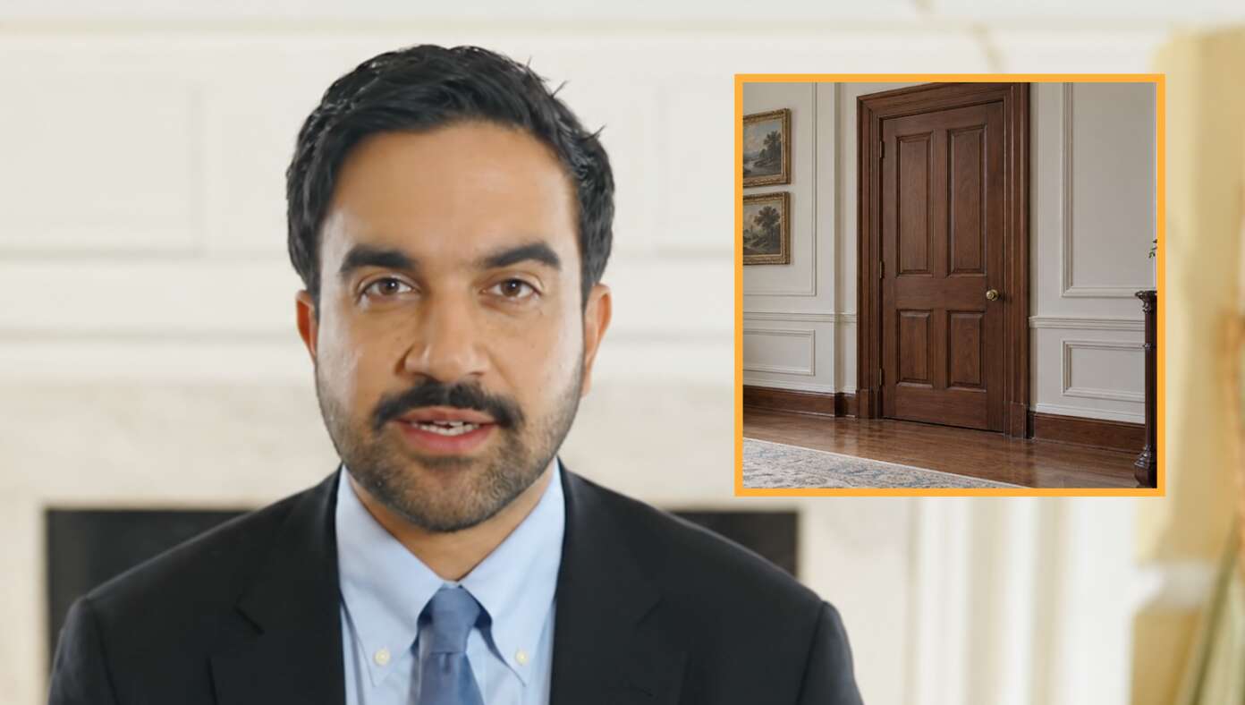 Mamdani Announces New Plan To Fight Antisemitism By Locking His Wife In A Closet e6d78b6