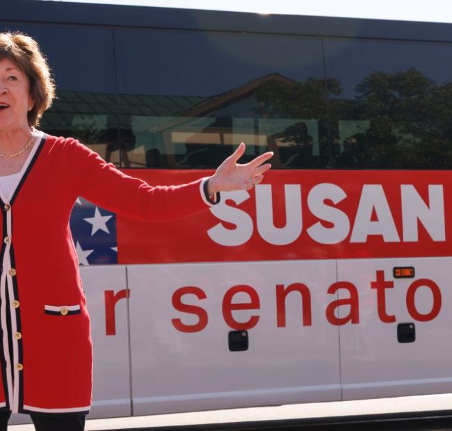 GOP Sen. Susan Collins’ Office Vandalized with Vulgar Message Amid Tight Midterm Race
