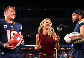 Watch: Broncos Stars Team Up to Give ‘All Glory to God’ on Live TV After Wild Comeback Win