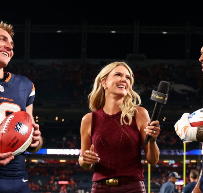 Watch: Broncos Stars Team Up to Give ‘All Glory to God’ on Live TV After Wild Comeback Win