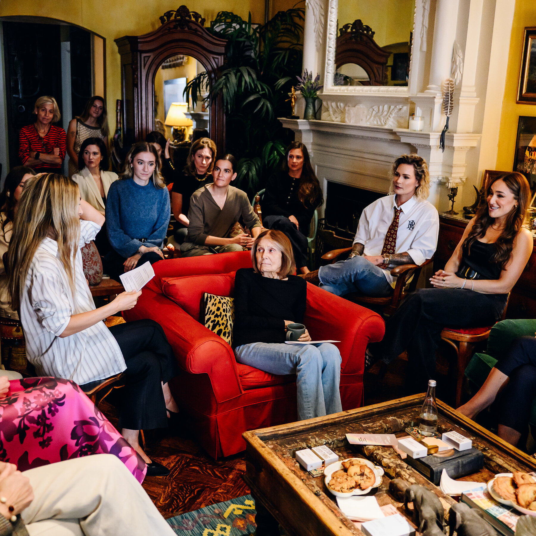 Gloria Steinem Stayed Positive, Even as the Manosphere Took Hold eminism 1b hkmw mediumSquareAt3X