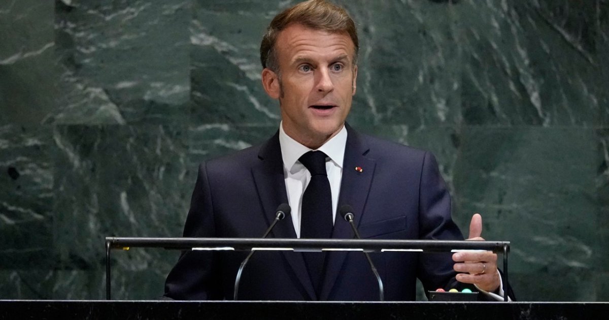 'Spectacle of Shame': Macron Takes Aim at Trump's Gaza Claims in Final UN Speech emmanuel macron