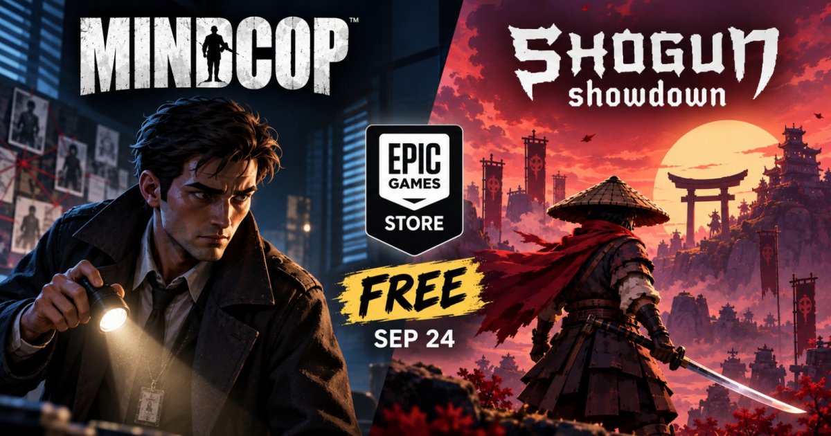Epic Games Gives Away Mindcop and Shogun Showdown: Claim Them by September 24 epic games store