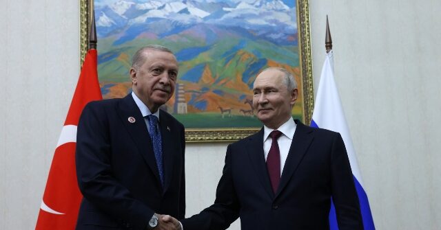 Erdogan Claims Turkey Can Remain Friends with the West While Joining China-Russia Axis erdogan putin 2026 meeting getty 640x335 1