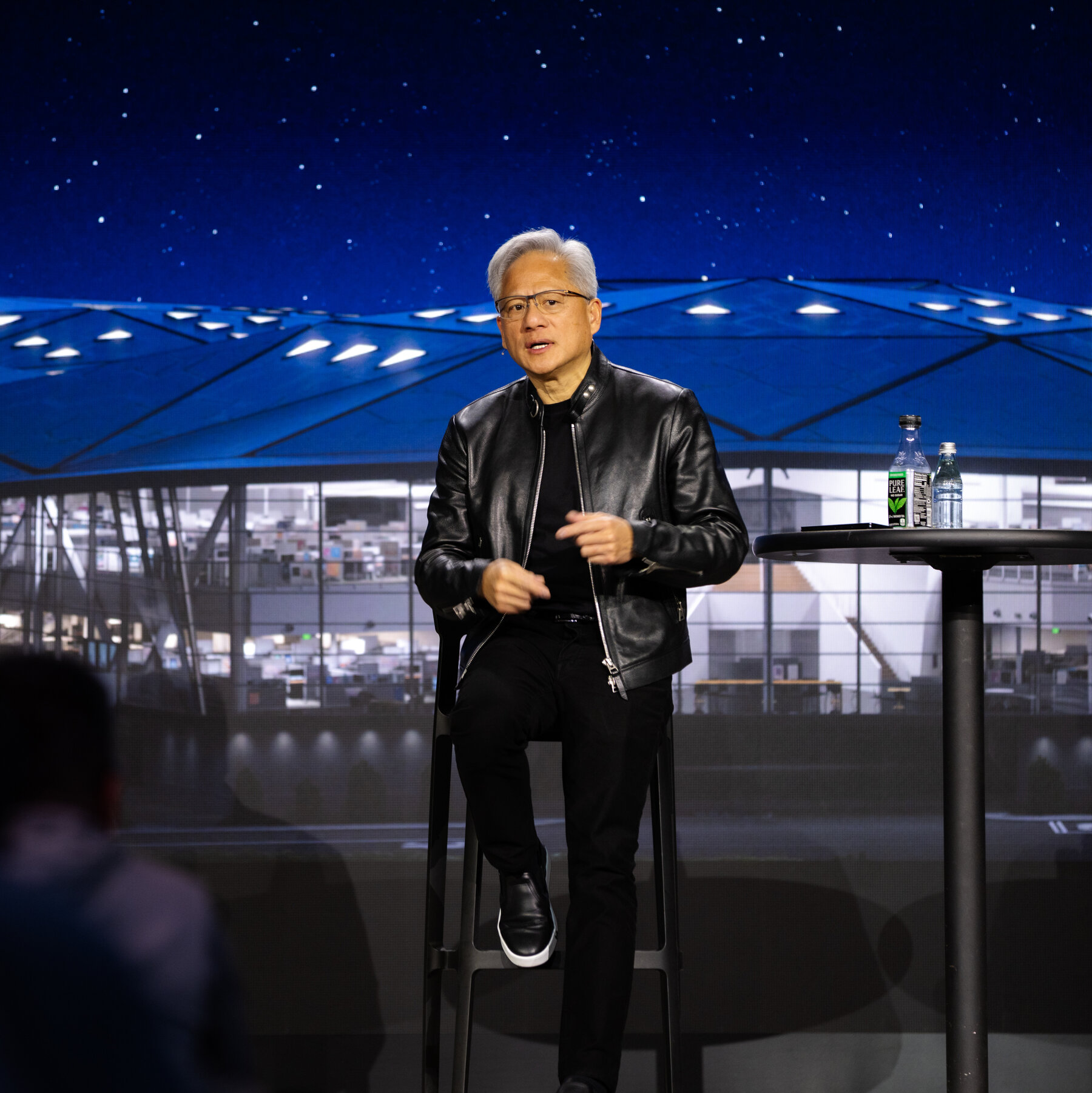 Nvidia’s Jensen Huang Gets Onstage Call From Trump, Who Dismissed A.I. Safety Concerns ety talk lhzk mediumSquareAt3X