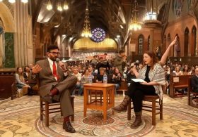 Hasan Piker Joins Infamous Anti Israel Chant as Cornell Crowd Roars