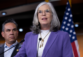 Top Democrat survives double-barreled challenge as party’s Israel divide hits home