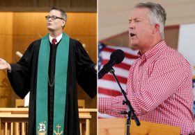 Woke megachurch pastor trying to unseat Kansas GOP senator called on congregation to repent for driving, eating beef