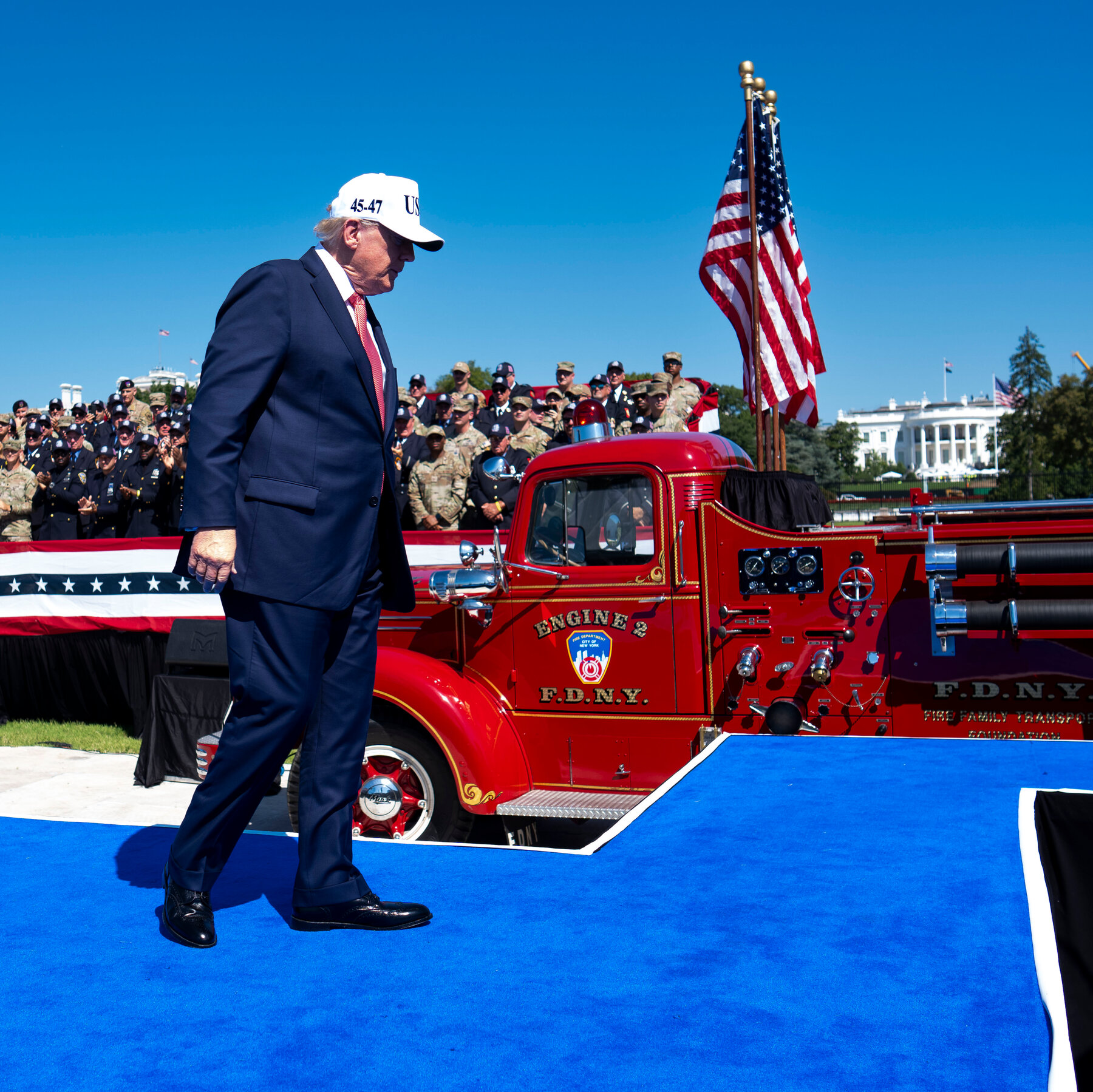 At 9/11 Tribute, Trump Adds New Claim to His Disputed Role After Attack ighters klcb mediumSquareAt3X 1
