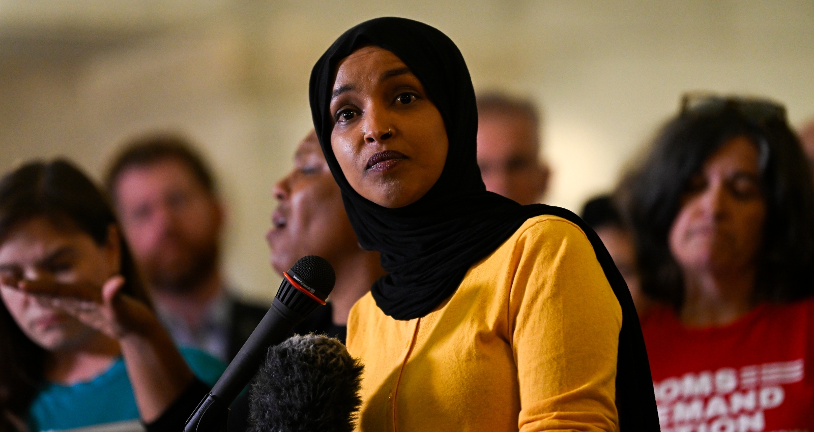 DHS’ Mullin Provides Head-Turning Update On Omar ‘Deporation’ ilhan omar stare 1