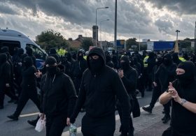 BRITAIN RISES: Dressed in Black With Balaclavas, Protesters Block Port of Dover in Anti-Immigration Protest, Impede Disembarking of Additional Illegal Boat Migrants (VIDEOS)
