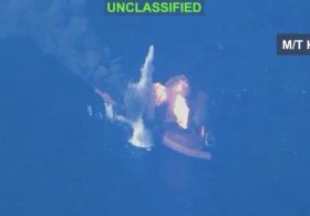 US Central Command Releases Footage of Strikes on 3 Iranian Oil Tankers After Failed Iranian Attacks on US Warships