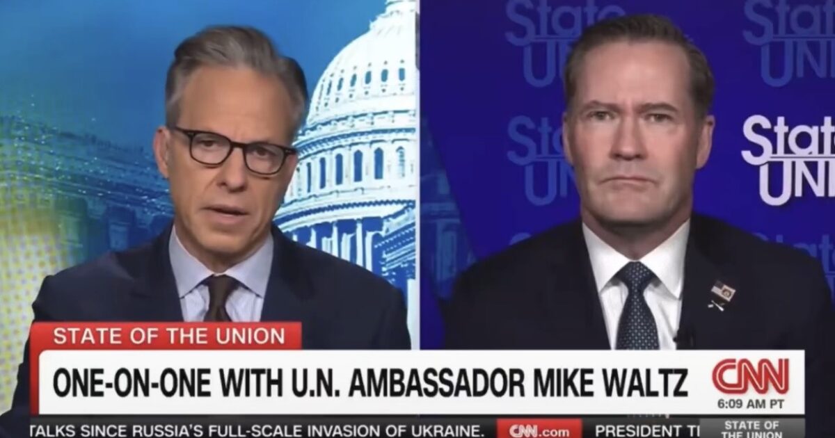 Jake Tapper BEGS Ambassador Mike Waltz to Ask President Trump to “Let CNN Back in the Pool” For Air Force One img 7671 1 1200x630 1