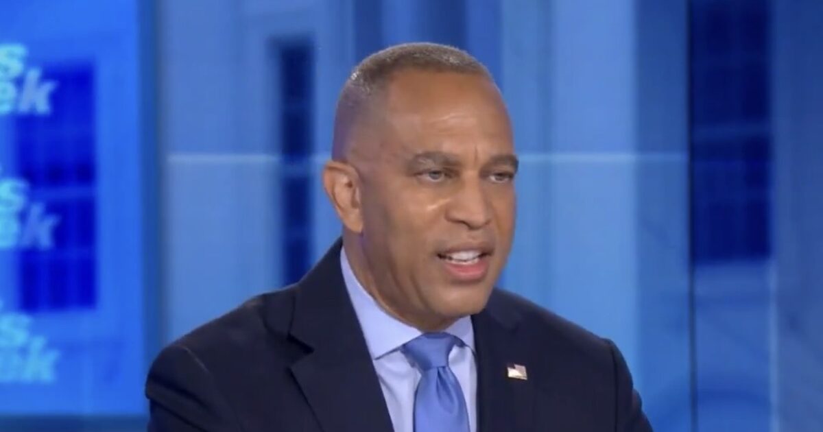 Hakeem Jeffries Gives Word Salad When Asked if Dems Will Impeach Trump on Day One, Claims “We Haven’t Ruled Anything in” img 7819 1200x630 1