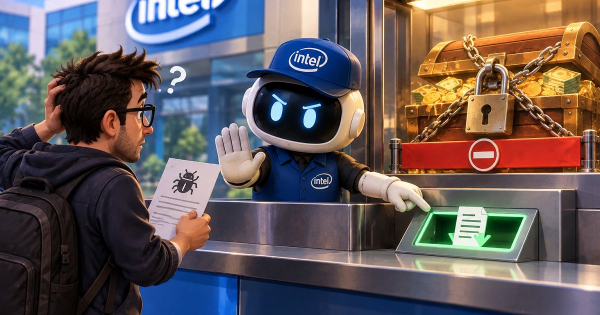 Intel Suspends Paid Bug Bounty Replacing $100,000 Rewards With Recognition intels paid bug bounty programme