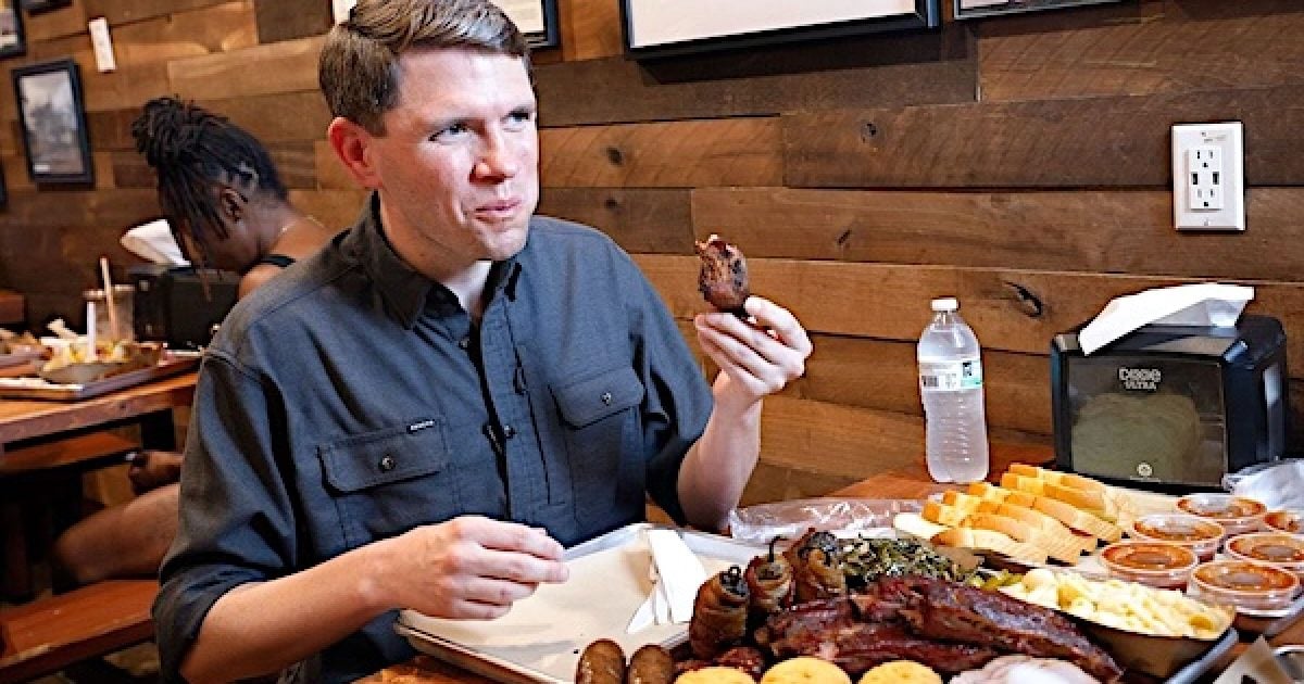 James Talarico says capitalism is ‘white supremacy’ and needs to be ‘dismantled’ james talarico eating meat vegan 1200x630 1