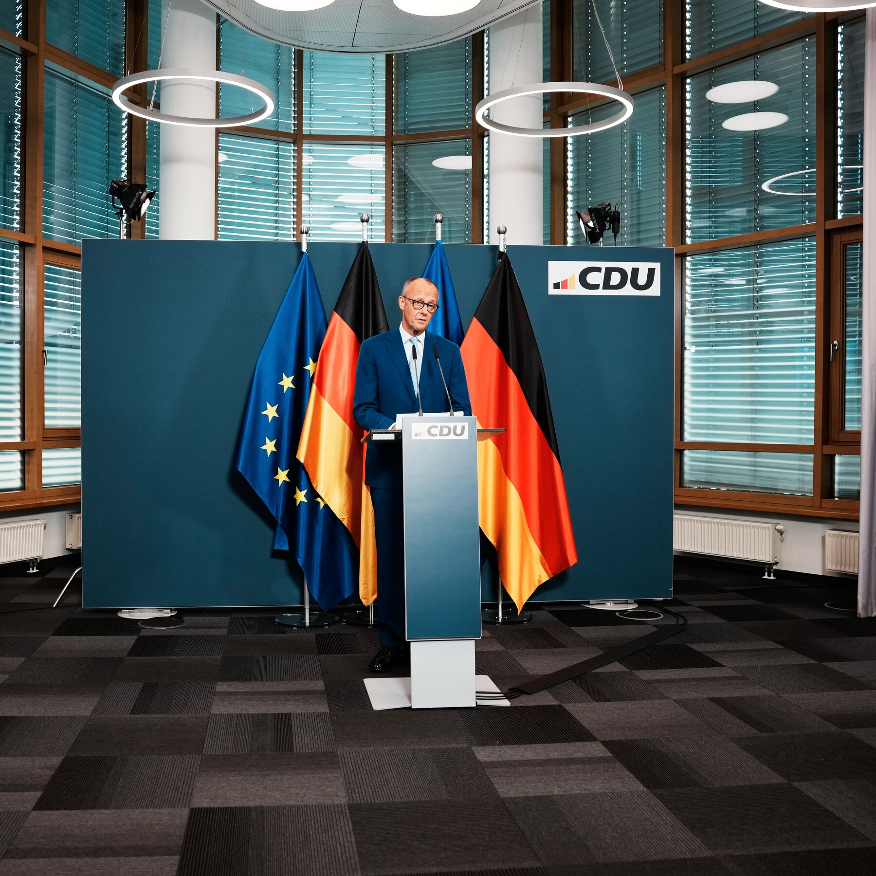 Germany’s Merz Vows to Stay After Another State Election ‘Disaster’ k mediumSquareAt3X 3