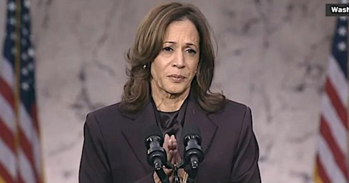 Kamala claims: Taking unqualified people off voter rolls really is ‘cheating’ kamala harris concession speech 20241106 jpg 1200x630 1