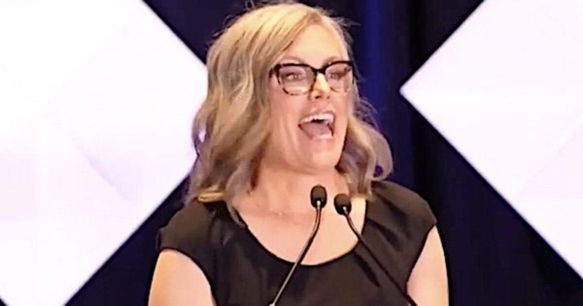 Arizona Gov. Katie Hobbs adds to long list of scandals katie hobbs happy open mouth jpg 1200x630 1