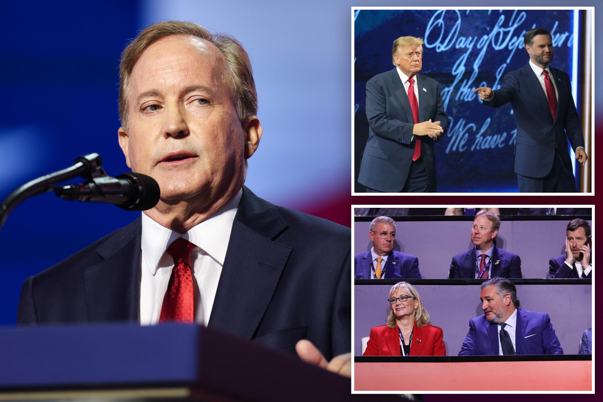 Ken Paxton admitted ‘everybody’s numbers dropped’ after GOP midterm convention: report ken paxton gop midtern convention comp