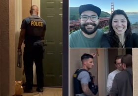 Cops descend on home of wife of slaughtered NY Times tech exec as her parents sit in jail for allegedly gunning him down