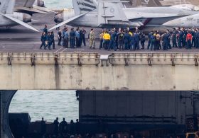 U.S.S. Abraham Lincoln Docks in Thailand, Giving Weary Crew a Break