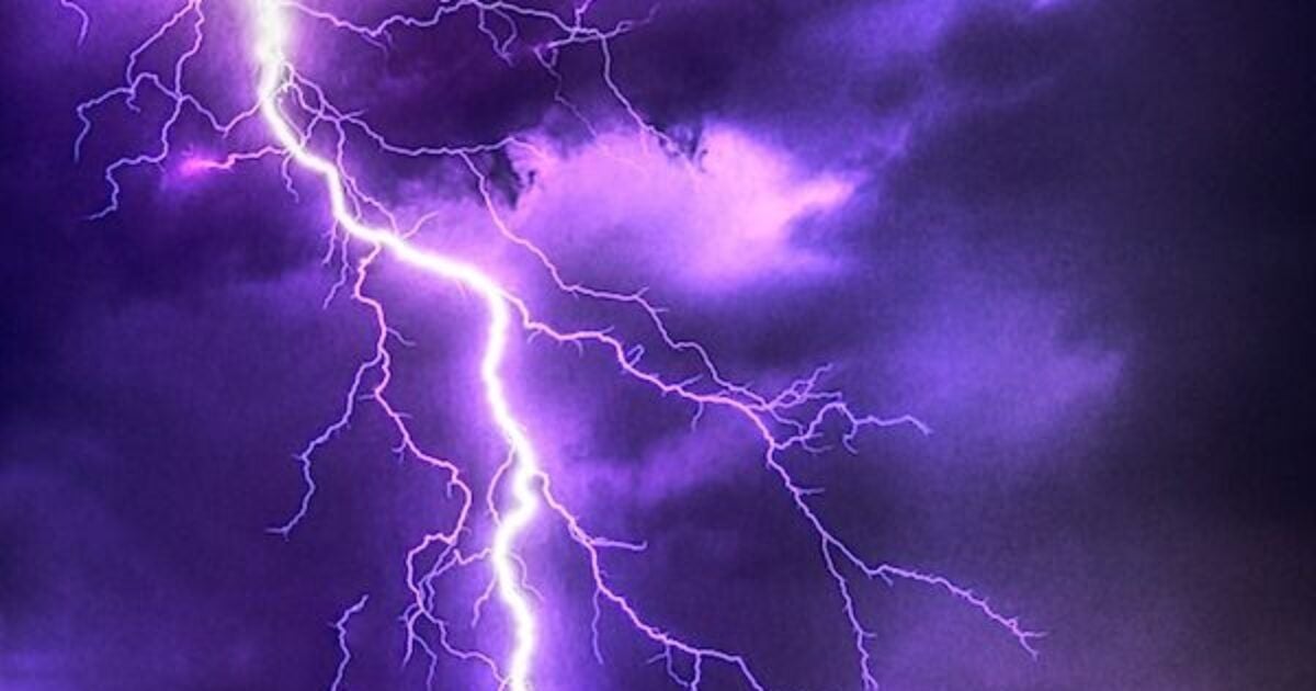 Struck by lightning, man says ‘Thank you, God’ after walking away without burns lash electrical storm clouds rain thunder pixabay 1200x630 1