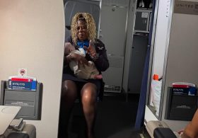 United Airlines flight attendant catches baby that was about to fall out of new, ‘exhausted’ mom’s lap
