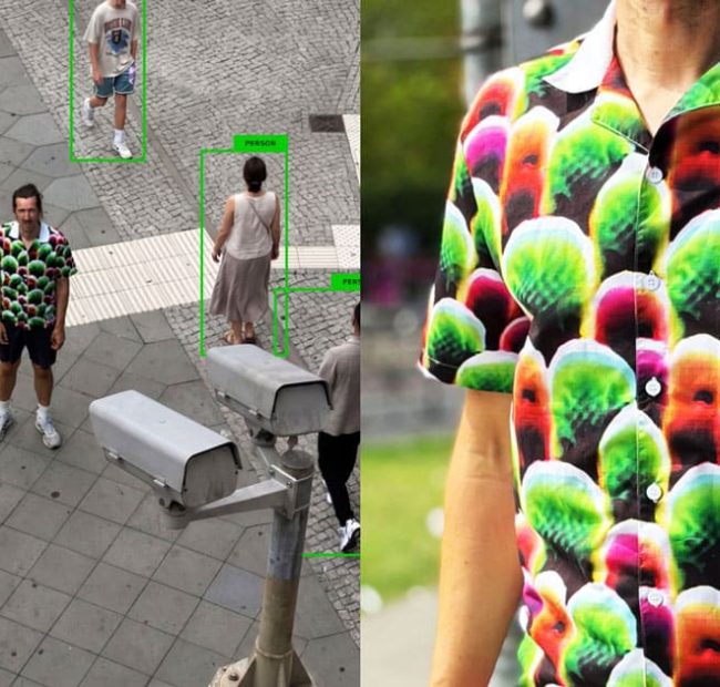 Designer Creates ‘Ugliest’ Shirt to Block AI Surveillance Cameras