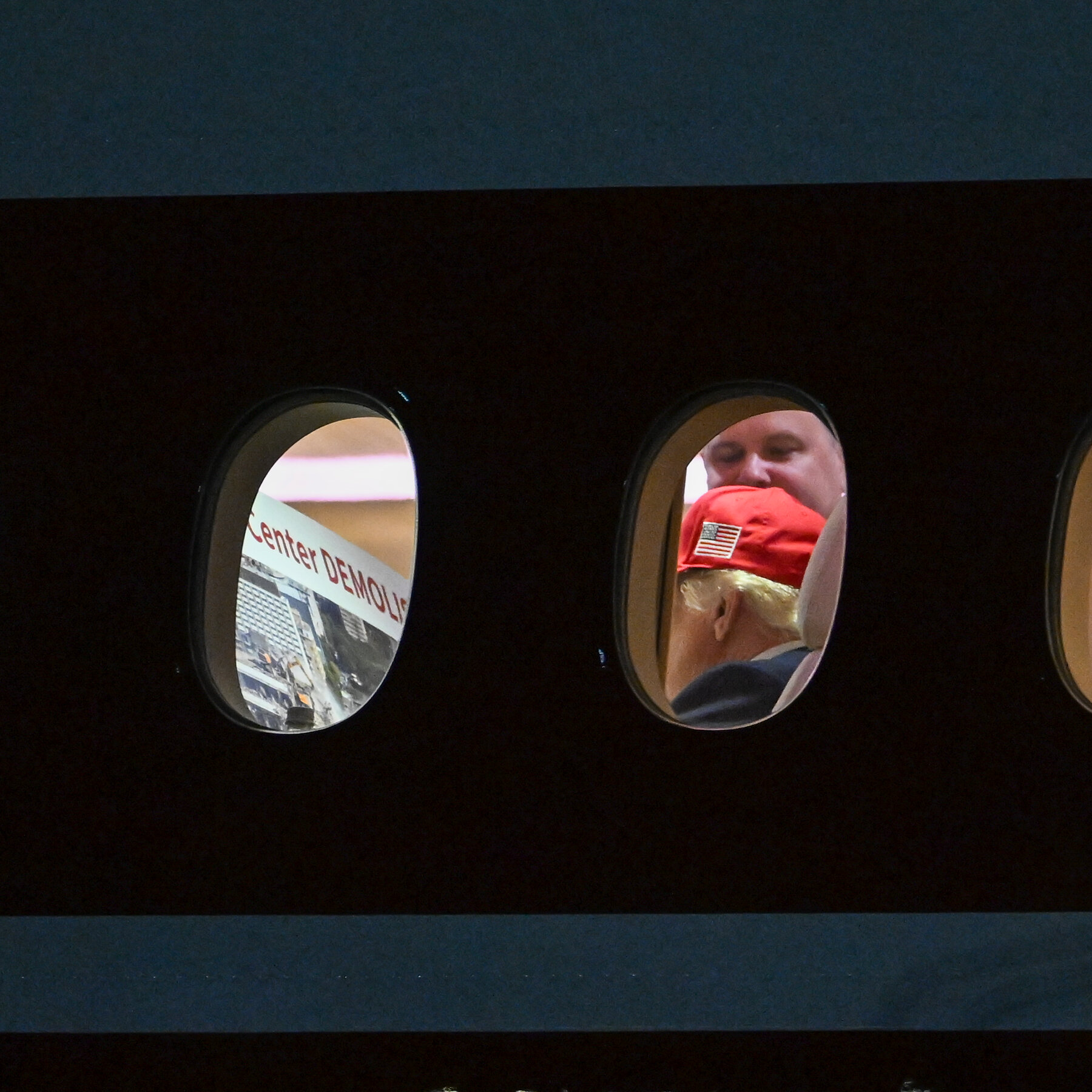 Trump Air Force One Photos Fuel Kennedy Center Demolition Speculation lqj mediumSquareAt3X 1