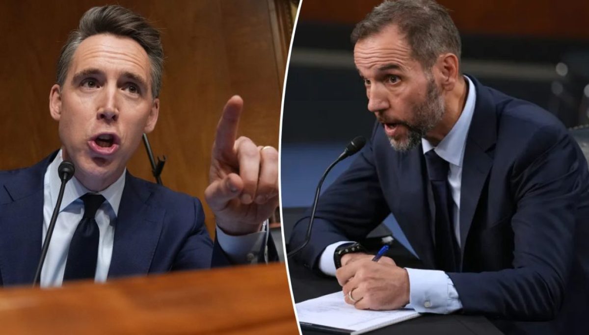 Hawley calls for Jack Smith to be disbarred during Senate hearing: ‘All about politics from Day One’ men2g 1790703389555 e1790707338261
