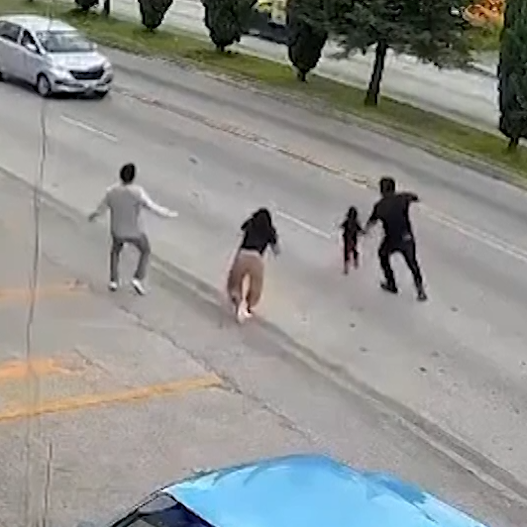Video Shows Grocery Store Manager Saving Toddler From Oncoming Traffic new still mediumSquareAt3X