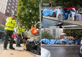 NYC clears homeless encampment next to NYU dorms — so vagrants set up new camp 100 yards away